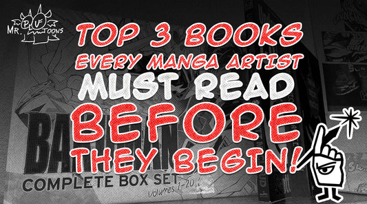 Making Manga! TOP 3 BOOKS Every manga artists must read BEFORE they begin.